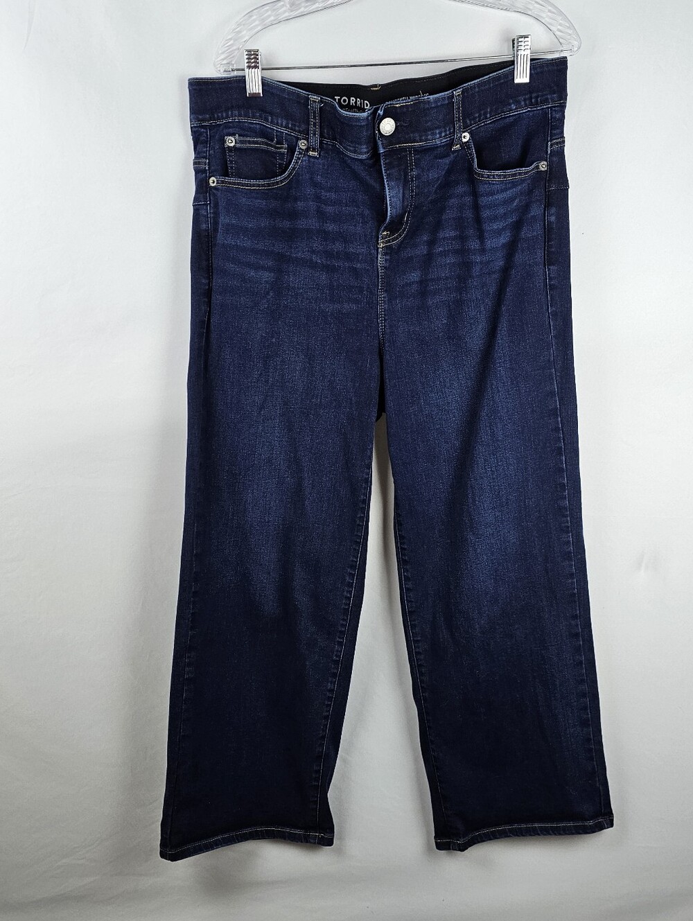 Torrid Bombshell Wide Leg Super Soft Denim Jeans Women's 14S Rayon